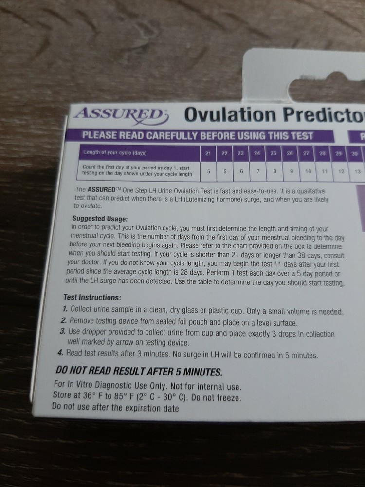 (1) Assured Urine Ovulation Predictor