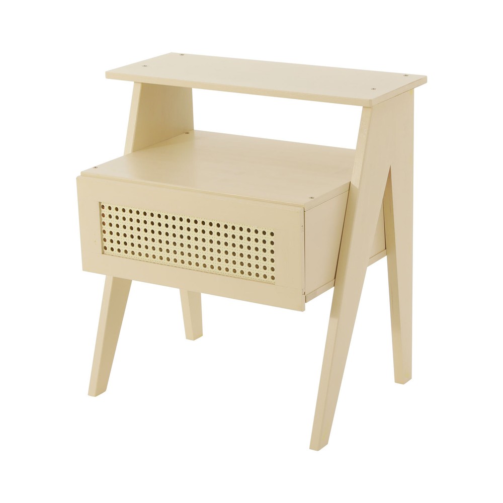 Bedside Table, Office Sofa Side Table Floorstanding Bedside Table With Drawer