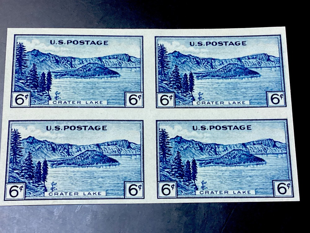 # 745 US PROOF 4 BLOCK MINT NH 1934