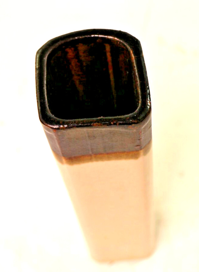 Studio Artisan Multi-Color Ceramic Glazed Pottery Bud Vase 8"