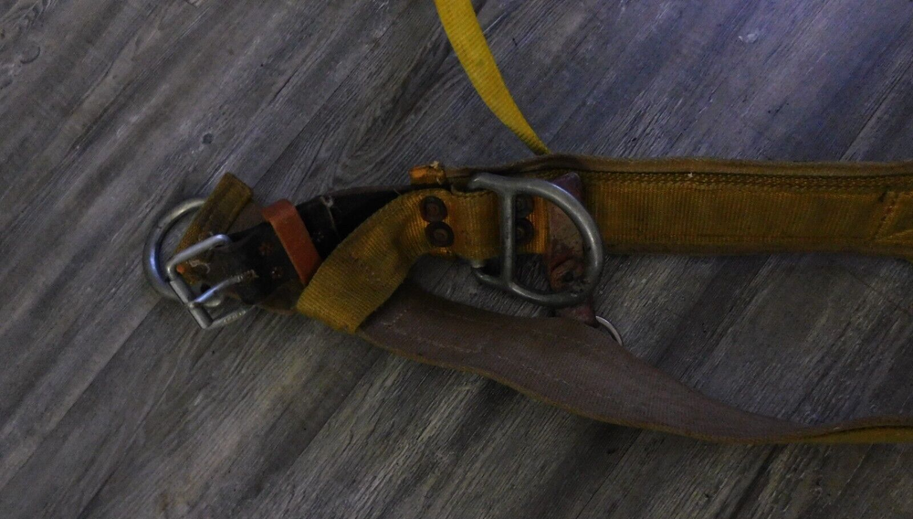 Bashlin Industries Lineman Climbing Belt, and Fall Restraint Strap, 11/32