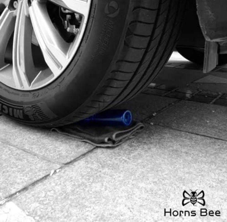 Horns Bee Portable Herb Grinder & Cone Loader - Easy Rolling Machine Black