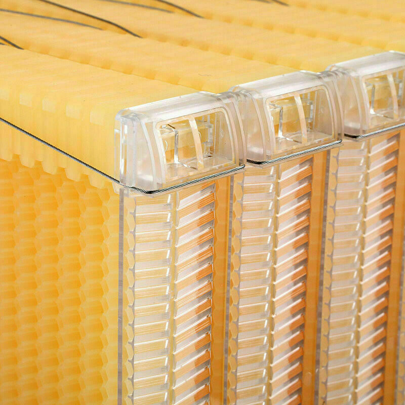 7PCS Auto Beehive Frames Beekeeping Frames Bee Hive Harvest Honey Tool Beekeeper
