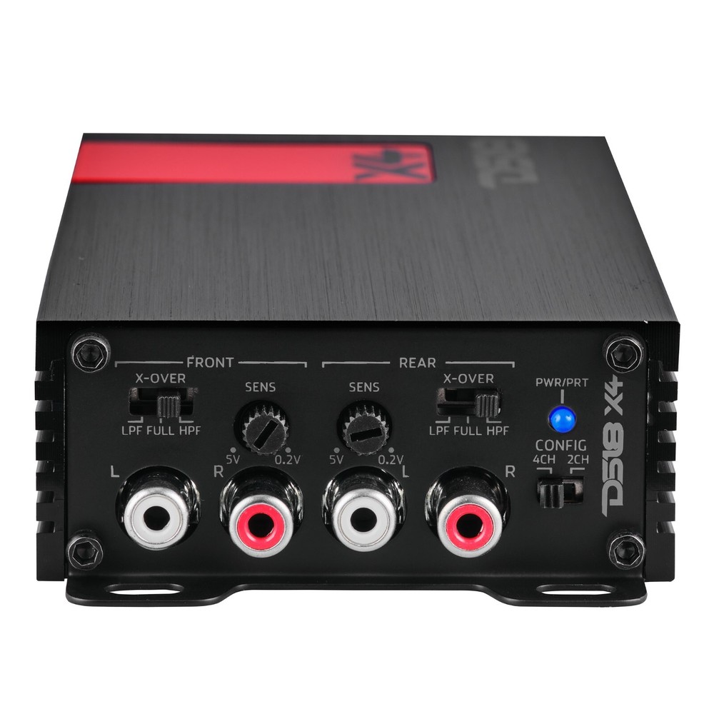 DS18 X4 Ultra Compact Class D 4-Channel Car Amplifier 1400 Watts Max