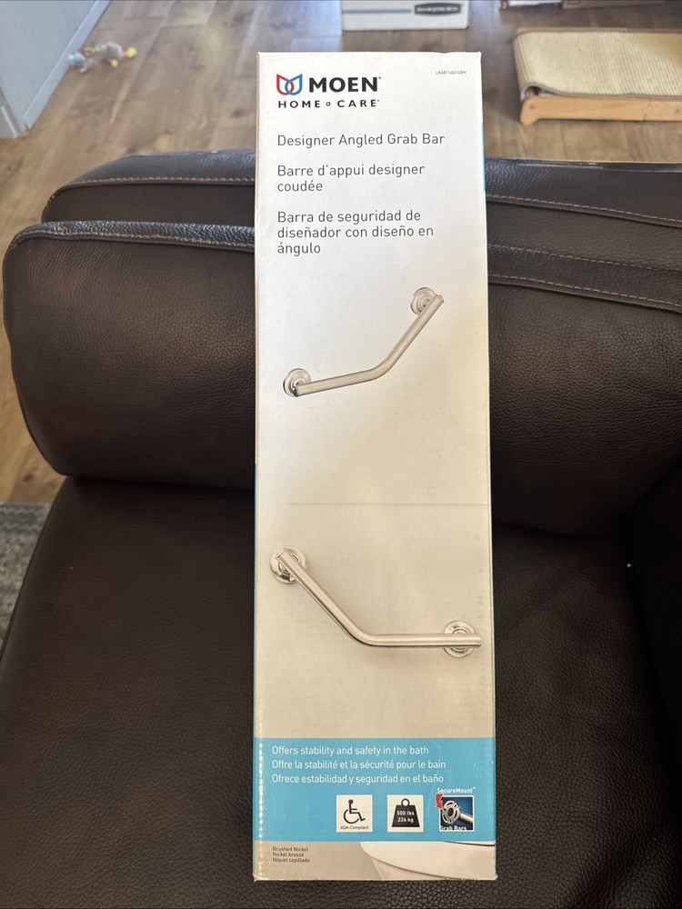 Moen Angled Grab Bar New in Box
