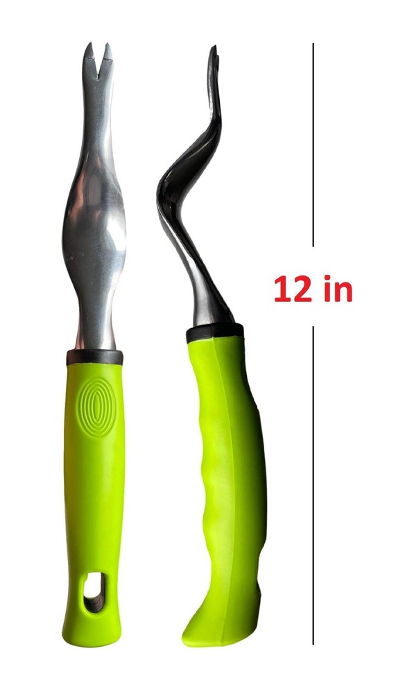 Garden Guru Hand Weeder Tool with Ergonomic Handle - Weed Puller for Planting...