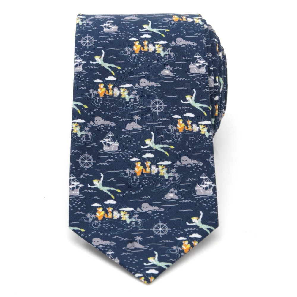 Disney Peter Pan Flying Blue Men's Tie
