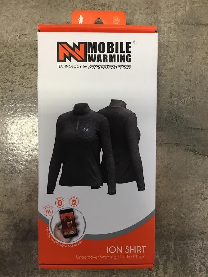 Fieldsheer Mobile Warming Womens Ion Base Layer Shirt Bluetooth Compatible