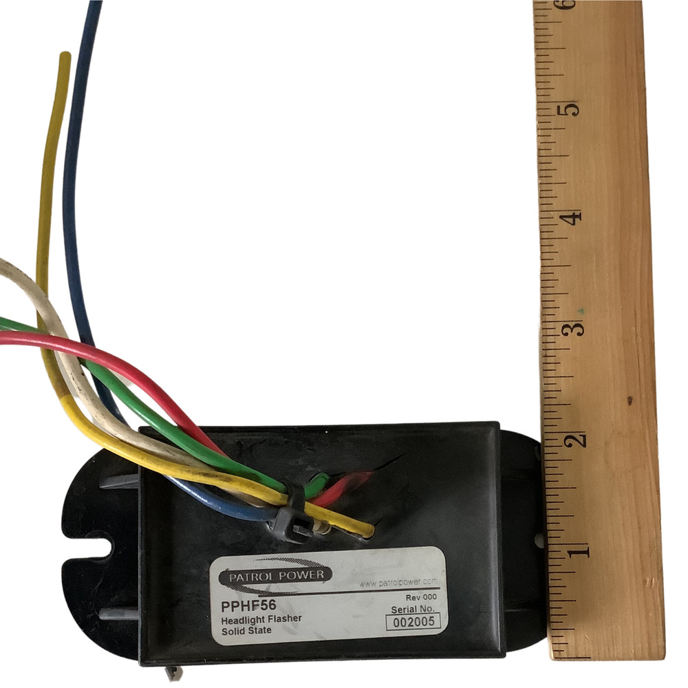 Patrol Power PPHF56 Solid State LED Flasher - 7 Strobe Style Patterns 11.1005SF