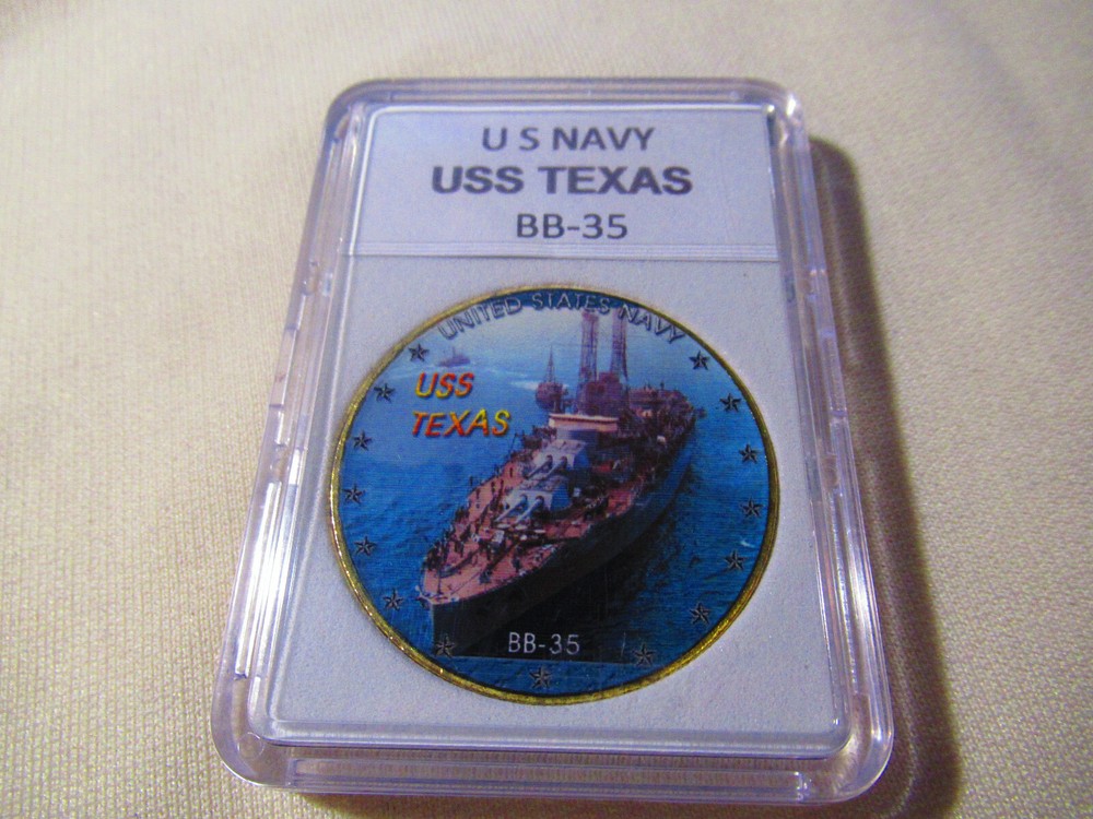 US NAVY - USS TEXAS / BB-35 Challenge Coin