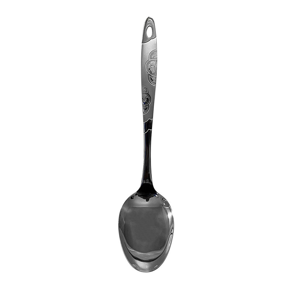 12-1/2'' Stainless Steel Basting and Buffet Serving Spoon