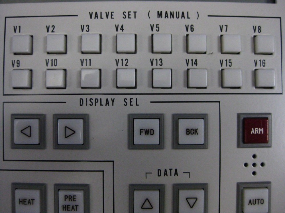 TEL Tokyo Electron Model 340 Gas Front Panel, Used