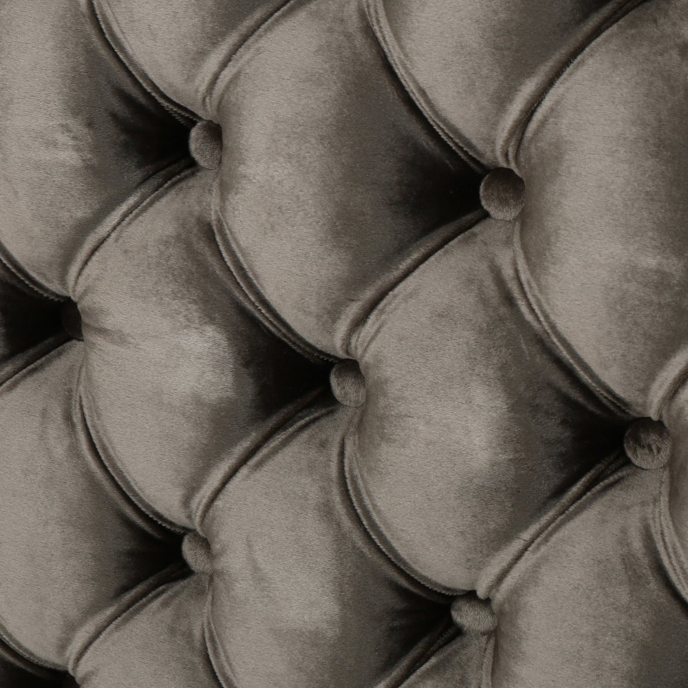 Tufted Upholstered Bed Headboard in Adjustable Solid Wood Head Board