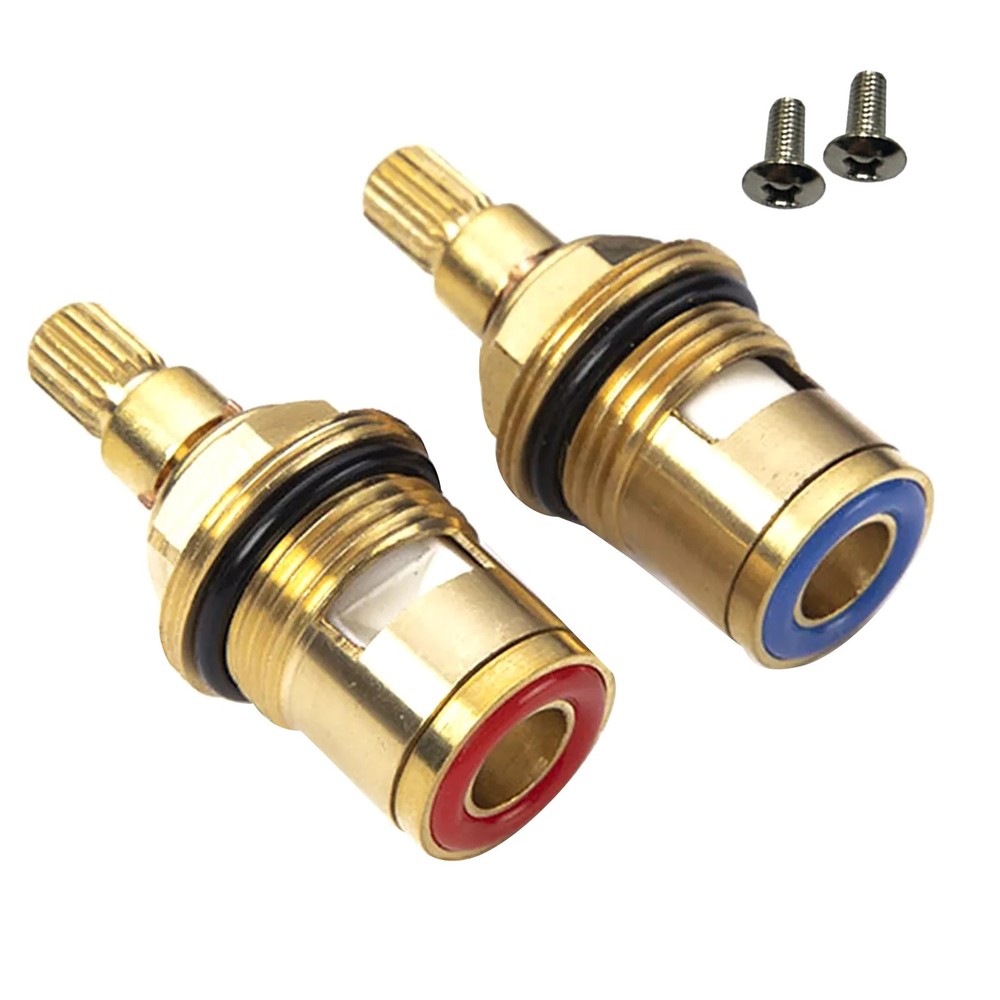 Ceramic 2Pcs Replacement Tap Cartridge Valve Kitchen Basin Mixer