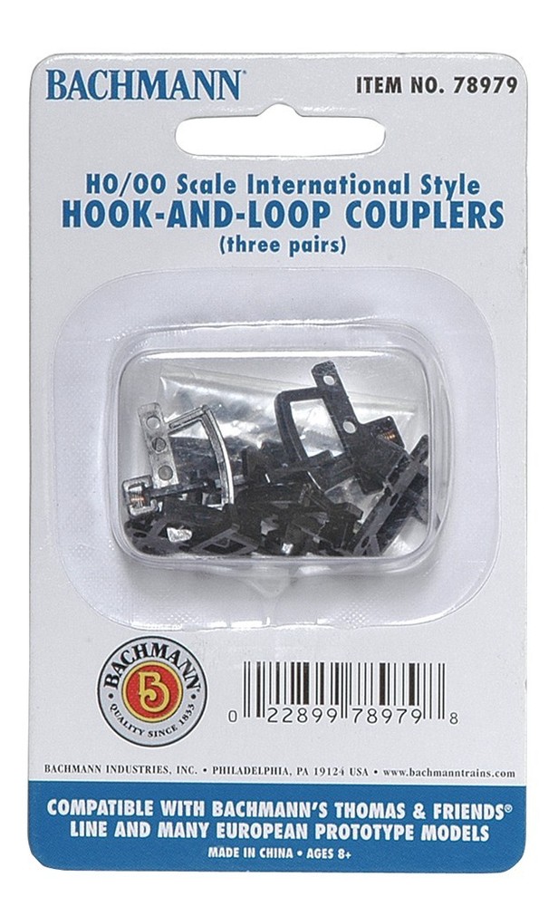 Bachmann 78979 HOOK AND LOOP COUPLERS (HO SCALE) NEW