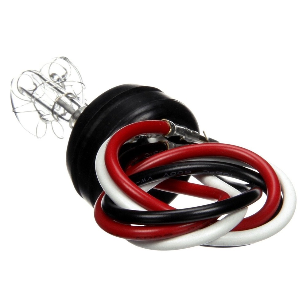 Truck-Lite Black Flange Mount Bulb Replaceable White Hideaway Strobe Light