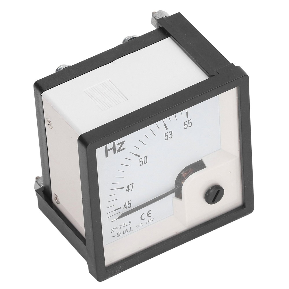 AC Frequency Meter 45 To 55Hz 1.5 Class Accuracy 72x72mm Panel Frequency