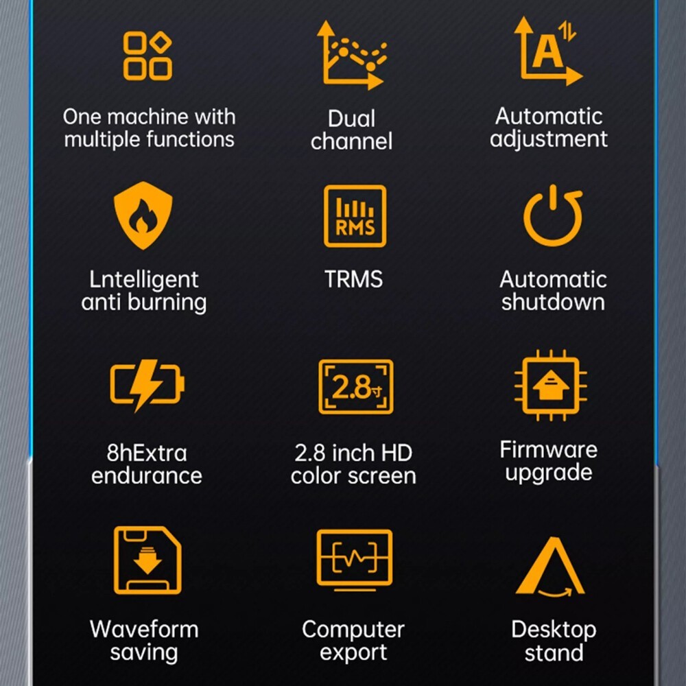 3in1 Handheld Digital Oscilloscope Multimeter+Function Signal Generator
