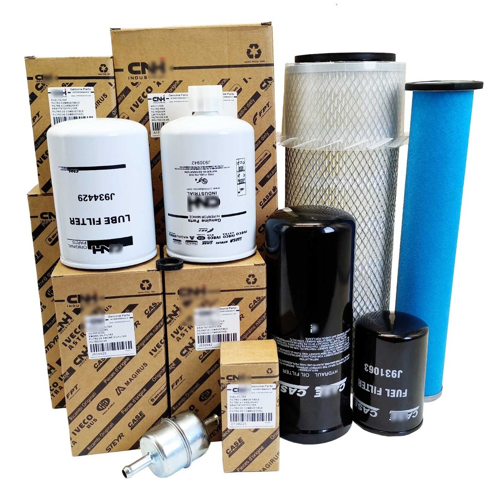 New Complete Filter Service Kit for Case 580K Loader Backhoes