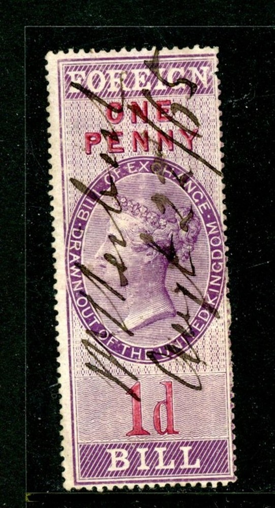 Great Britain BOB Revenue - Bill - Used - Pen Cancel              (26-C223)