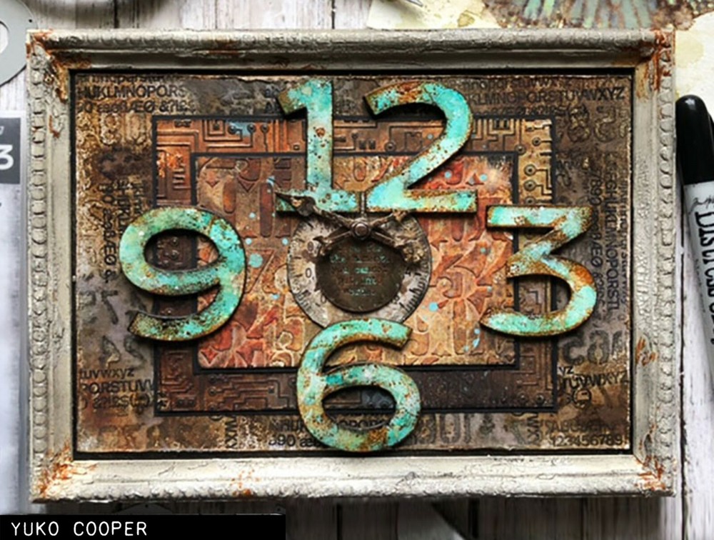 Sizzix Thinlits Countdown 10pc set #665367 Retail $24.99 by Tim Holtz