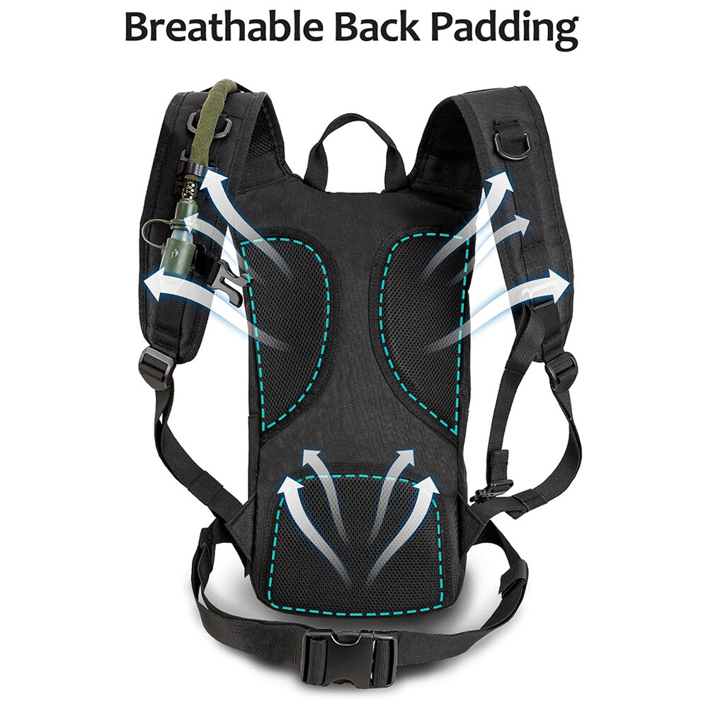 7L Hydration Pack Lightweight Running Hiking Backpack with 3L Water Bladder