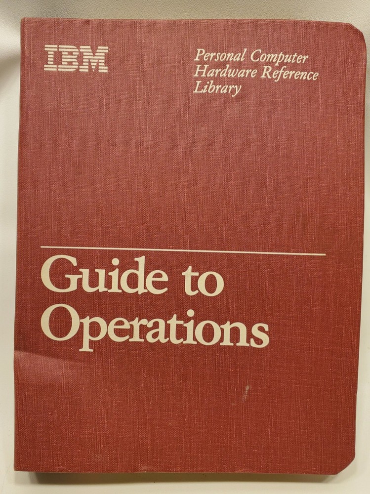 IBM Personal Computer Guide to Operations w/5.25" Floppy Disk