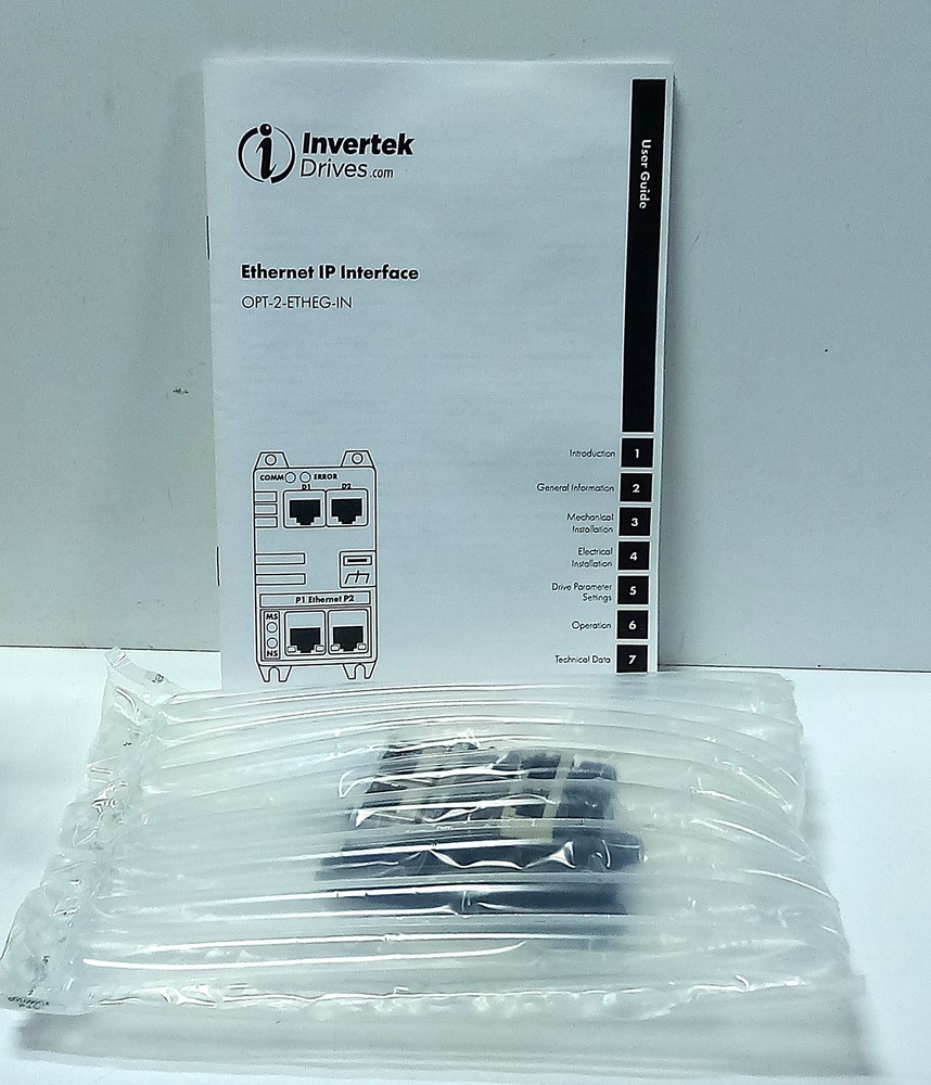 Invertek OPT-2-ETHEG-IN Ethernet IP Fieldbus Gateway Module