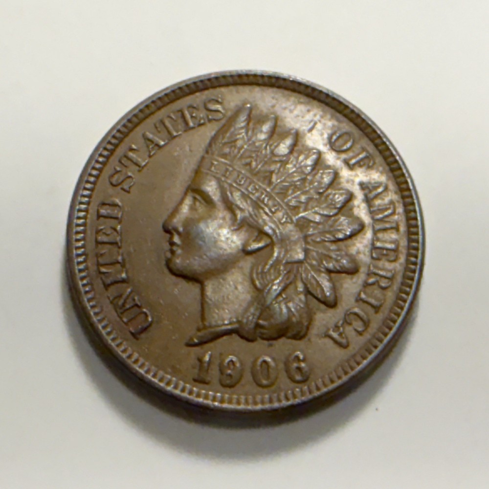 1906 Indian Head Cent - Uncirculated Nice Original Copper