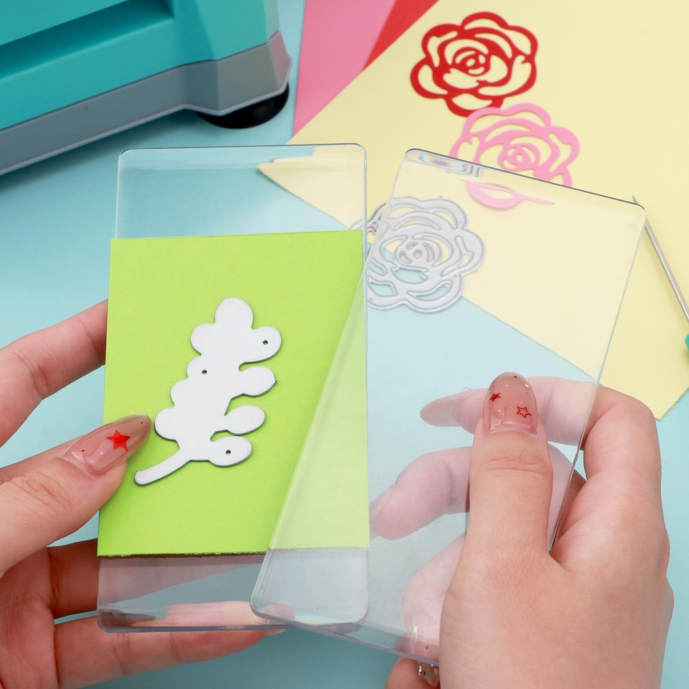 2 Pcs/1 Pair Mini Cutting Pads for Die Cutting Machine； Clear Polycarbonate P...