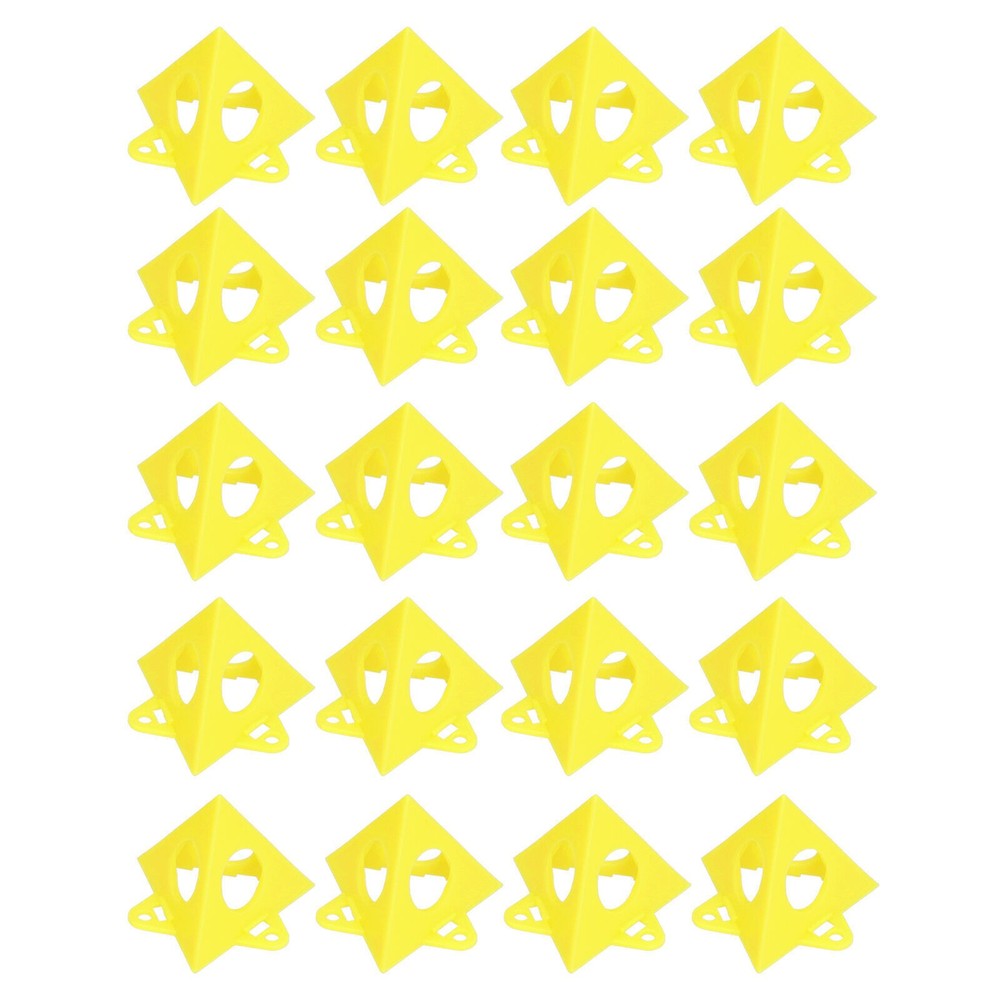 20Pcs Cone Support Stand Pyramid Riser Plastic Set Kit for Canvas Cabinet Door