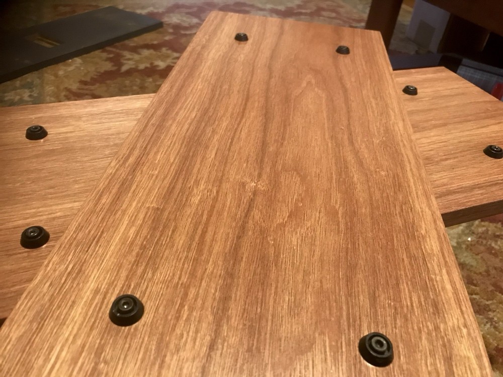 Otari MX5050 Custom Side Covers (Solid Macacauba) and hardware.