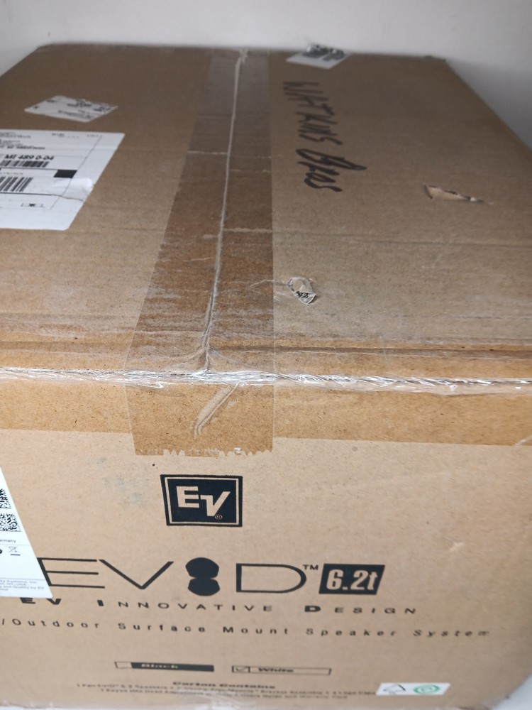 Electro-Voice (EV) EVID6.2TW 2‑Way Passive Speaker (White)(Pair)