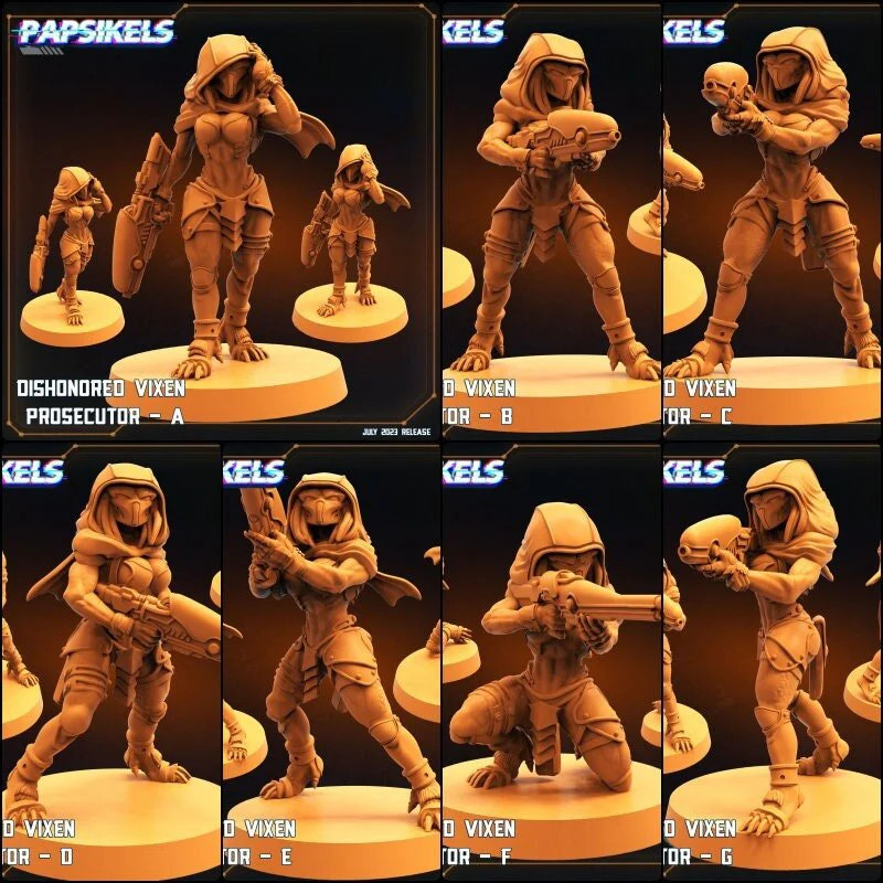 Dishonored Vixen Prosecutor Miniature