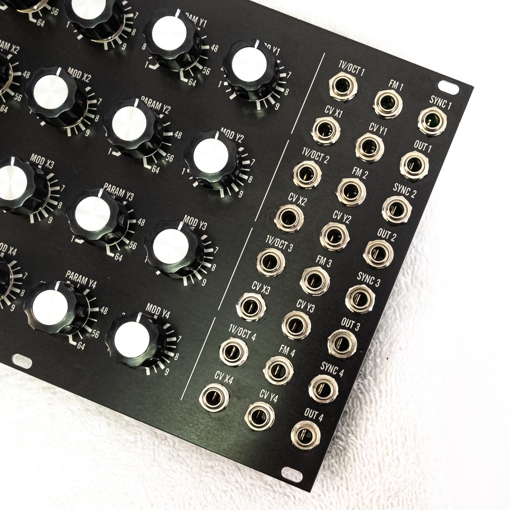 Synthesis Technology E370 Quad Morphing VCO (Black, Missing 8 Knobs)