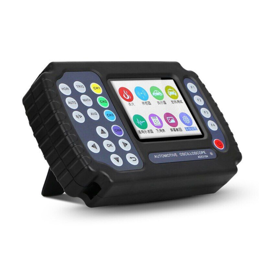 ADO104 Automotive Maintenance Handheld Oscilloscope 4 Channel Engine Analyzer