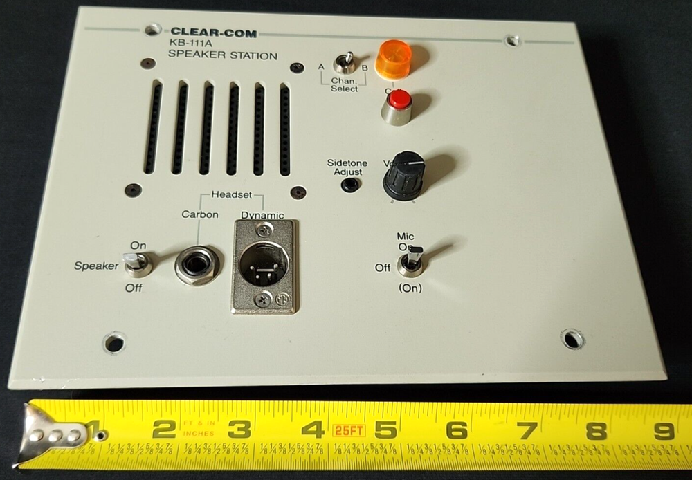 Clear-Com KB-111A Speaker Station