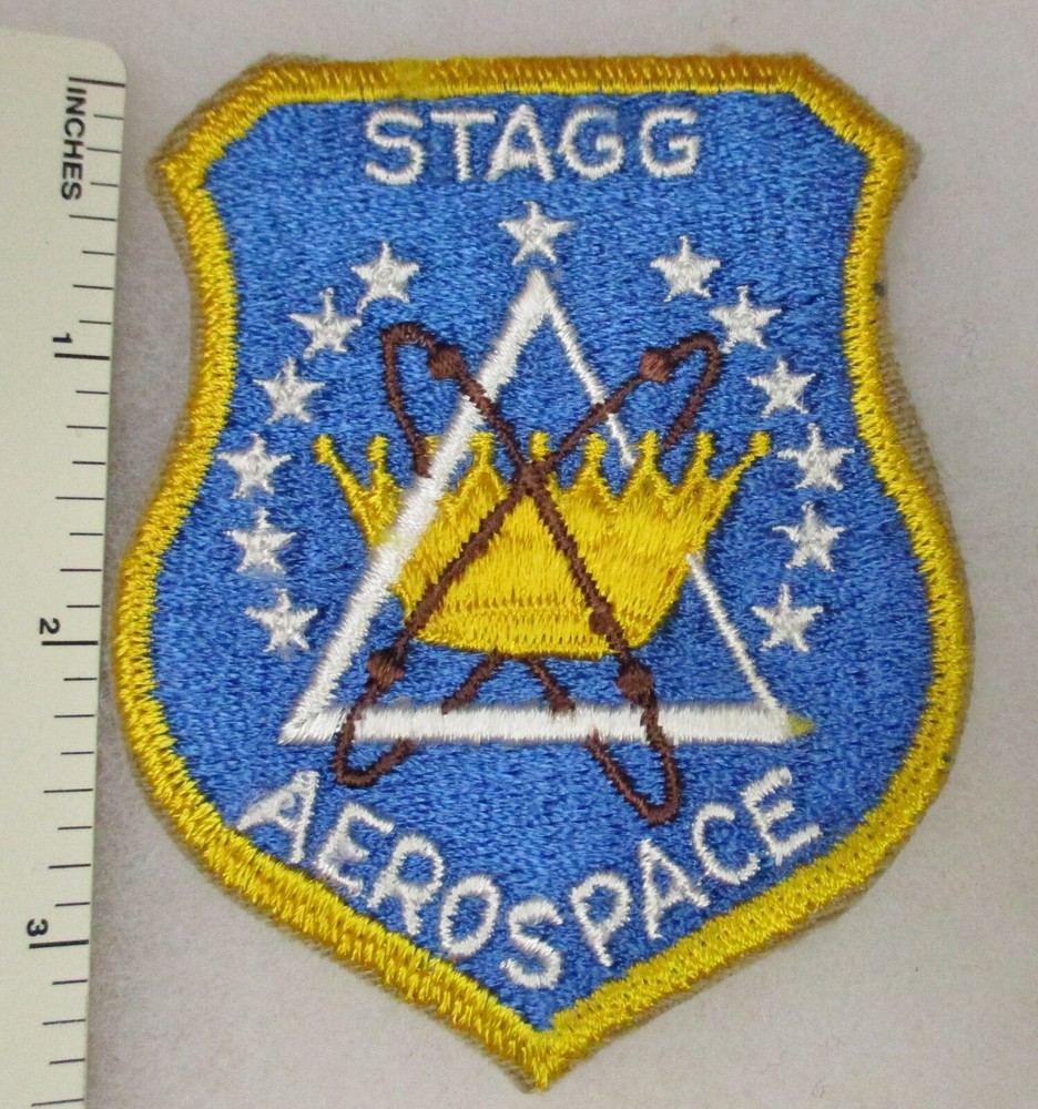 US AIR FORCE STAGG AEROSPACE PATCH Original Vintage