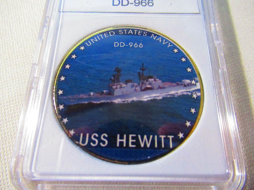 US NAVY - USS Hewitt (DD-966) Challenge Coin