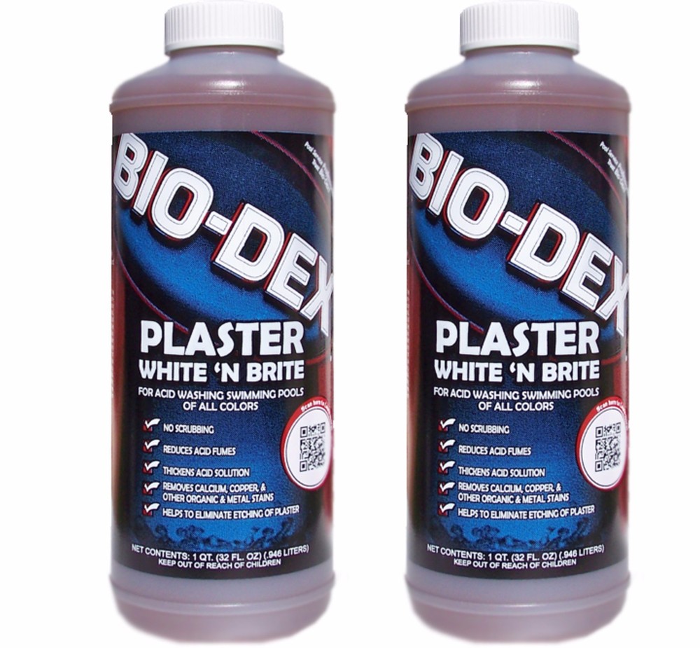 BIO-DEX  PLASTER WHITE 'N BRITE 1 QUART PWB32, 2-PACK
