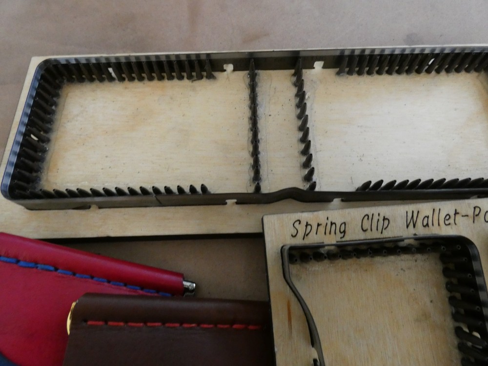 Leather Spring Clip wallet Kit-HAND STITCH