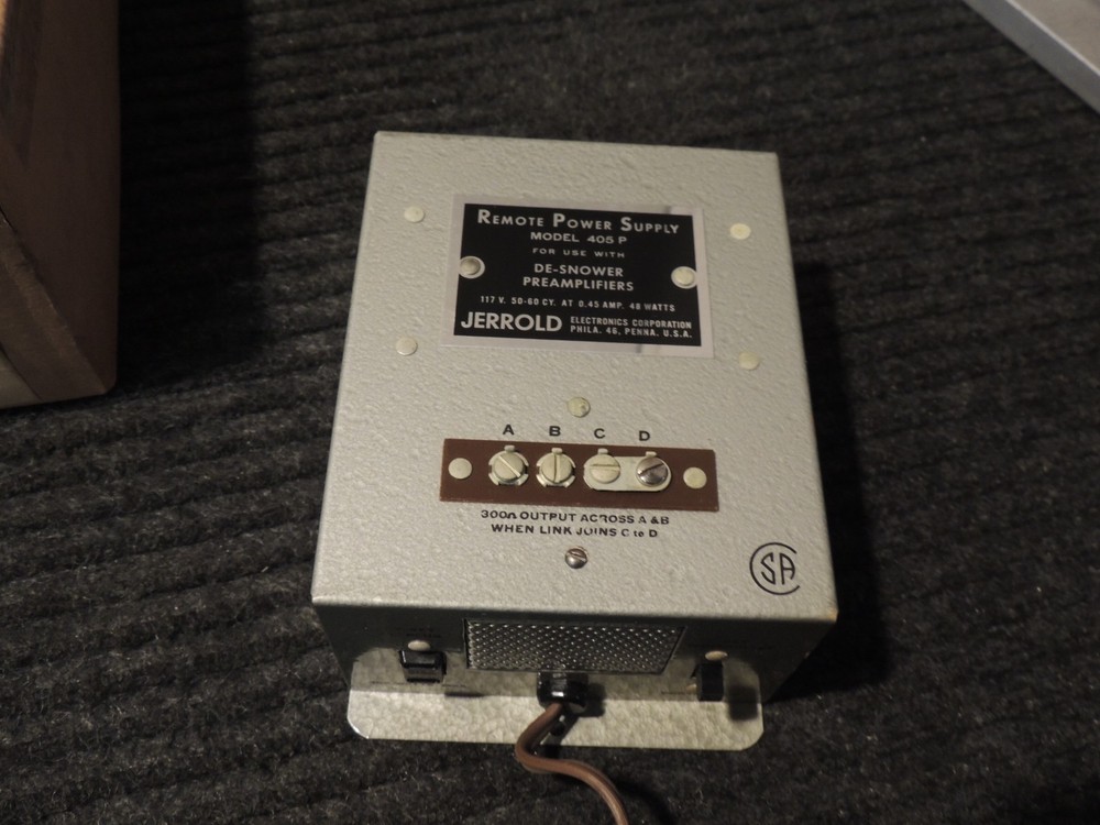 Vintage Jerrold Model 405P Remote Power Supply