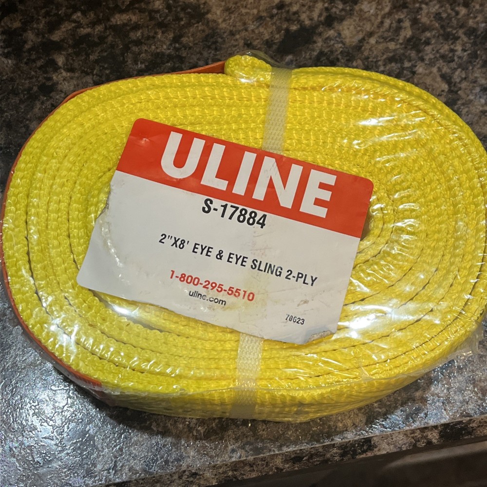 Uline 2"x 8’   eye & eye sling 2-PLY # S17884