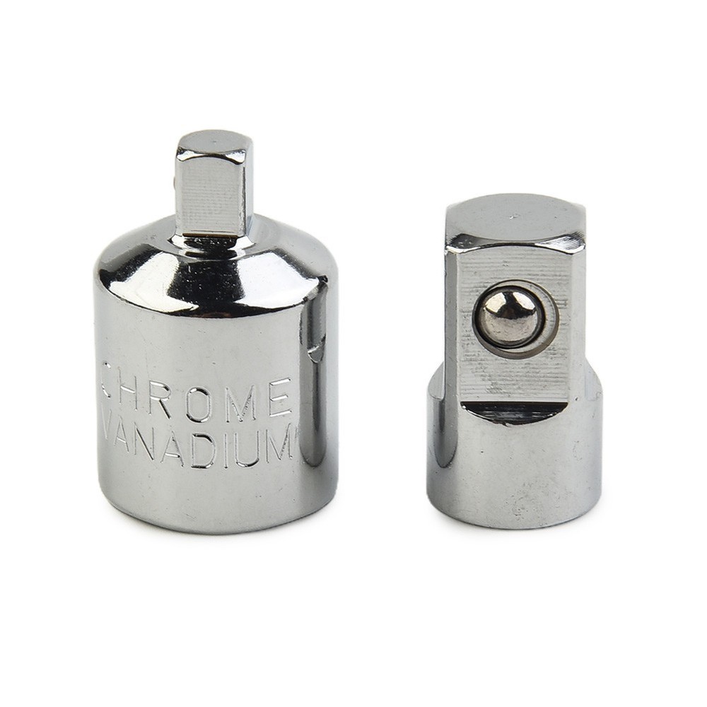 Workshop Repair Handheld Tools Silver Wrenches Ratchet Socket Adapters