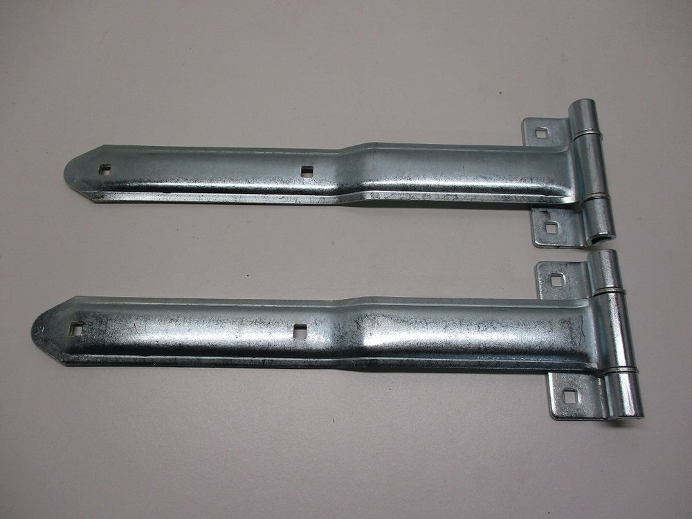 Cargo Utility Trailer RV Door 16" Strap Hinges / Pair / Offset Bent Hinges