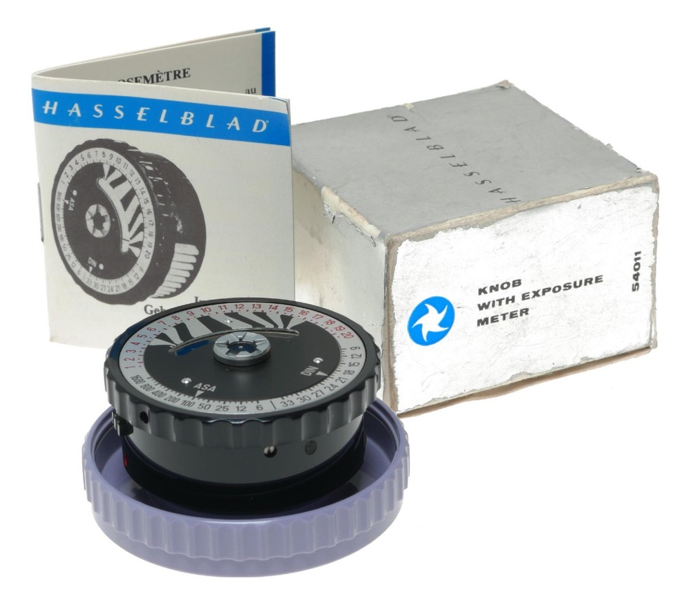 Hasselblad Knob with Exposure Meter instruction manual box