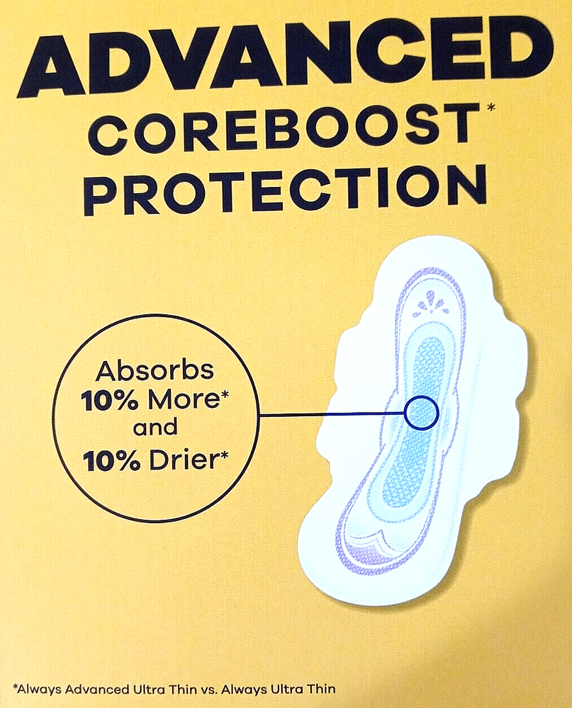 Always Ultra Thin Advanced Protection (4x Protection System) 88 Pads Size 2