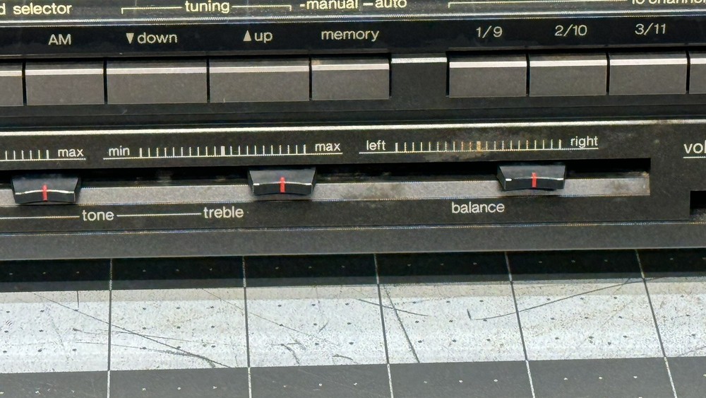 Technics SA-918 AM/FM Phono AUX Stereo Receiver Left Channel is Weak Read Please