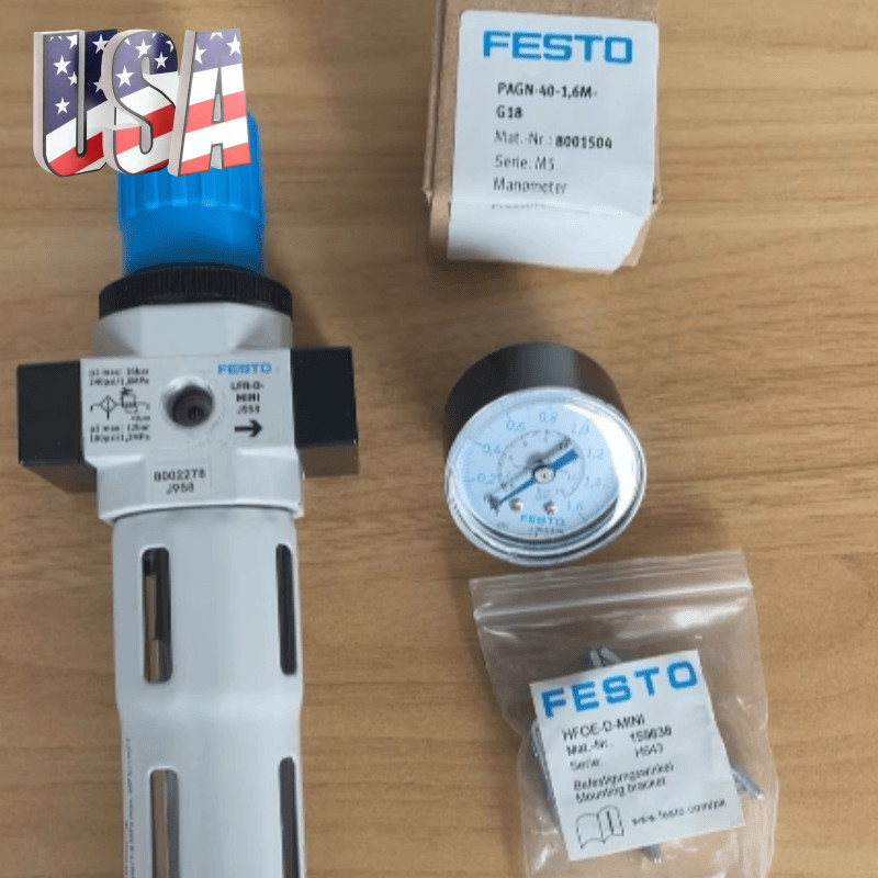 1PCS NEW FESTO LFR-1/8-D-MINI 8002278 Filter Pressure Reducing Valve