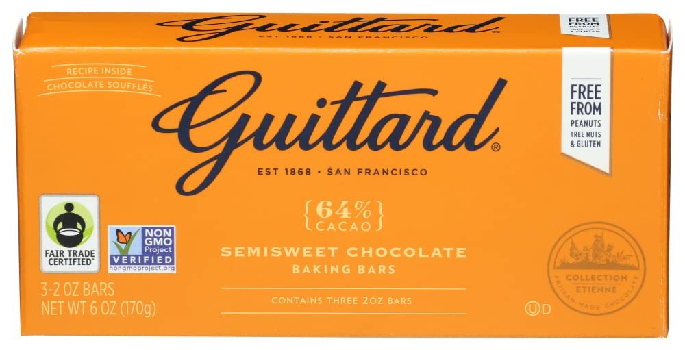 , Semisweet Baking Bar, 2 Ounce, 3 Count